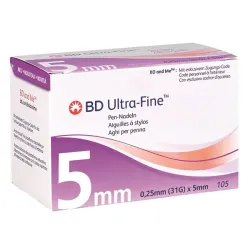 BD Ultra-Fine Pennaald BD Ultra-Fine | 5 mm | 0,25 mm | 31 G